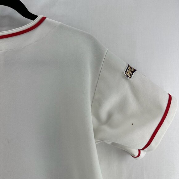 Vtg Majestic Anaheim Angels World Series Jersey Mens Size S USA  Buttom Up White - Picture 5 of 11